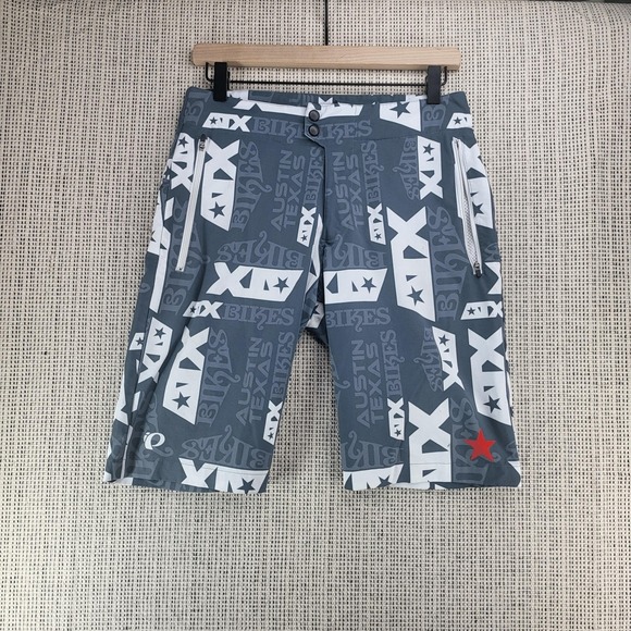 Pearl Izumi PRO Cycling Shorts Mens Small Gray ATX Bikes Austin Texas Custom - Picture 1 of 9